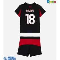 AC Milan Christopher Nkunku #18 Domaci Dres za djecu 2025-26 Kratak Rukav (+ Kratke hlače)